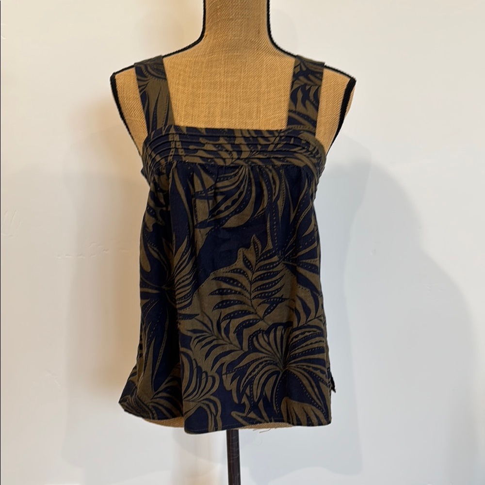 Sanctuary Navy and Green Women's Top